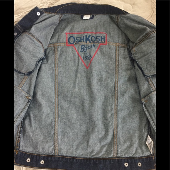Oshkosh Boys Jean Jacket Size 12 - Picture 3 of 5